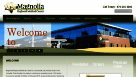 What Magnoliarmc.org website looked like in 2017 (9 years ago)