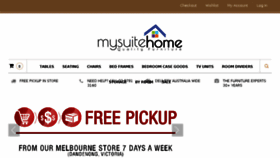 What Mysuitehome.com.au website looked like in 2017 (7 years ago)