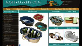 What Mosesbaskets.com website looked like in 2017 (7 years ago)