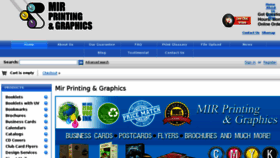 What Mirprint.com website looked like in 2017 (8 years ago)