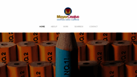 What Meyercreative.com website looked like in 2017 (7 years ago)