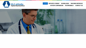 What Mylabindia.com website looked like in 2017 (7 years ago)