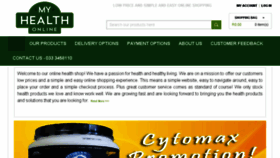What Myhealthonline.co.za website looked like in 2017 (7 years ago)