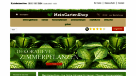 What Meingartenshop.de website looked like in 2017 (7 years ago)