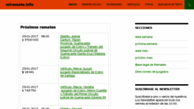 What Miremate.info website looked like in 2017 (9 years ago)