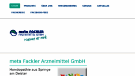 What Metafackler.de website looked like in 2017 (7 years ago)