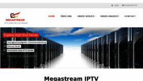 What Megastream.ca website looked like in 2017 (7 years ago)