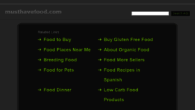 What Musthavefood.com website looked like in 2017 (7 years ago)