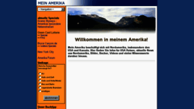 What Meinamerika.de website looked like in 2017 (7 years ago)