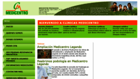 What Medicentro.net website looked like in 2017 (7 years ago)