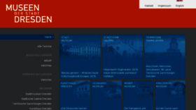 What Museen-dresden.de website looked like in 2017 (7 years ago)