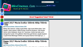 What Mkvcinemas.co website looked like in 2017 (7 years ago)