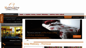 What Meblosklep.pl website looked like in 2017 (7 years ago)