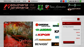 What Maquinariadejardineria.net website looked like in 2017 (7 years ago)