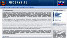What Mozohin.ru website looked like in 2017 (7 years ago)