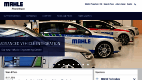 What Mahle-powertrain.com website looked like in 2017 (7 years ago)