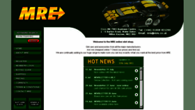 What Mre.co.uk website looked like in 2017 (7 years ago)