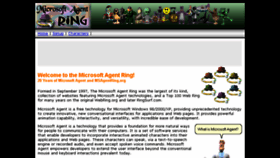 What Msagentring.org website looked like in 2017 (7 years ago)