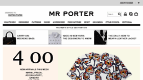 What Mrporter.com website looked like in 2017 (7 years ago)