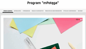What Mpotega.pl website looked like in 2017 (7 years ago)