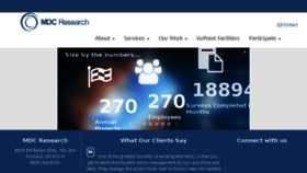 What Mdcresearch.com website looked like in 2017 (7 years ago)
