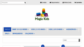 What Magiakids.com.br website looked like in 2017 (7 years ago)