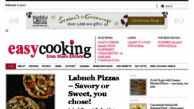 What My-easy-cooking.com website looked like in 2017 (7 years ago)