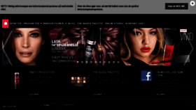 What Maybelline.no website looked like in 2017 (7 years ago)