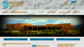 What Munzur.edu.tr website looked like in 2017 (7 years ago)