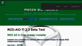 What Mazdatweaks.com website looked like in 2017 (8 years ago)