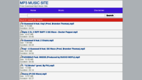 What Mp3koe.com website looked like in 2017 (7 years ago)