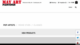 What May-art.nl website looked like in 2017 (8 years ago)