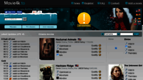 What Movie4k.me website looked like in 2017 (8 years ago)