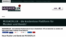 What Musikerlux.de website looked like in 2017 (7 years ago)