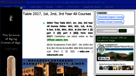 What Mdsu.in website looked like in 2017 (7 years ago)
