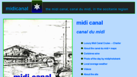 What Midicanal.com website looked like in 2017 (7 years ago)