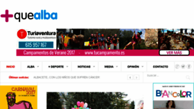 What Masquealba.com website looked like in 2017 (7 years ago)