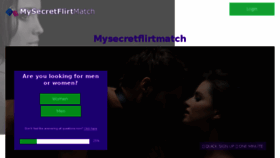 What Mysecretflirtmatch.com website looked like in 2017 (7 years ago)