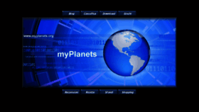 What Myplanets.org website looked like in 2017 (7 years ago)