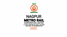 What Metrorailnagpur.com website looked like in 2017 (7 years ago)