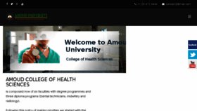 What Med.amouduniversity.org website looked like in 2017 (7 years ago)