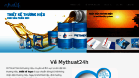 What Mythuat24h.com website looked like in 2017 (7 years ago)