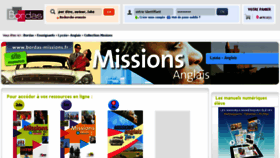 What Missions.editions-bordas.fr website looked like in 2017 (7 years ago)