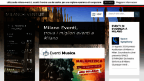 What Milano-eventi.it website looked like in 2017 (7 years ago)