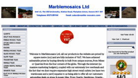 What Marble-mosaics.com website looked like in 2017 (7 years ago)