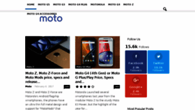 What Motog5.net website looked like in 2017 (7 years ago)