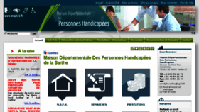 What Mdph72.fr website looked like in 2017 (7 years ago)