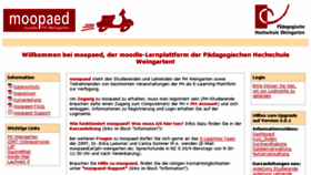 What Moopaed.de website looked like in 2017 (7 years ago)