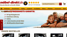 What Moebel-direkt.de website looked like in 2017 (7 years ago)