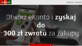 What Mbbank.pl website looked like in 2017 (7 years ago)
